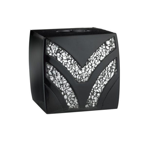 Mercer41 Channce 6 Piece Black/Silver Bathroom Accessory Set & Reviews